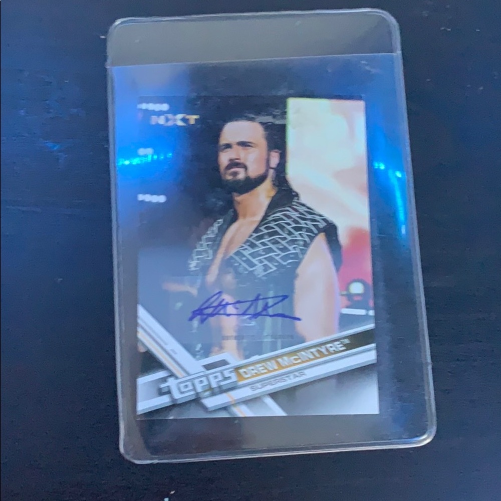 Wwe Drew McIntyre Signed Card